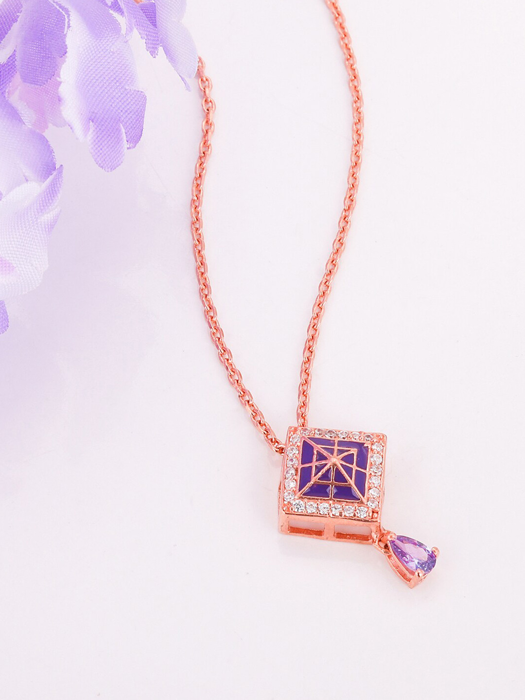 

GIVA Sterling Silver Rose Gold-Plated Chain