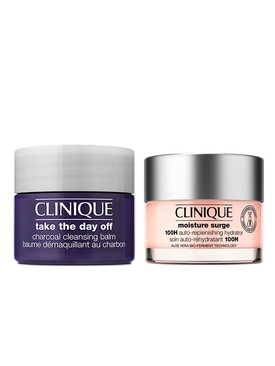 

Clinique Moisture Surge 100H Hydrator 50ml & Charcoal Cleansing Balm 15ml, Peach