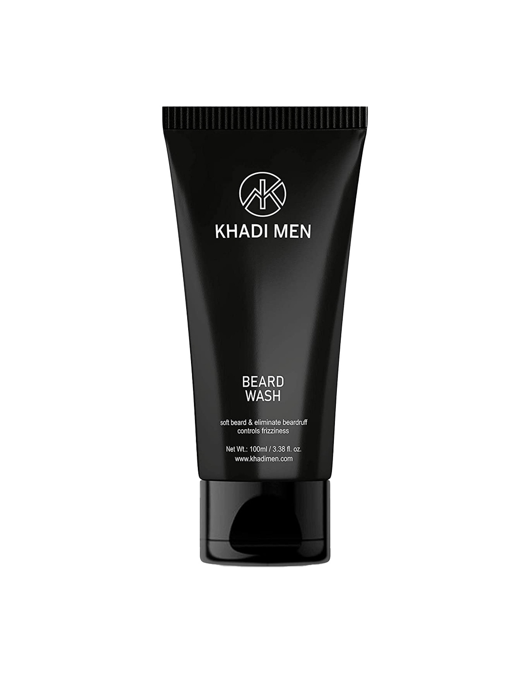 

Khadi Men Organic Beard Wash for Soft Beard & Eliminates Breardruff - 100 ml, Black