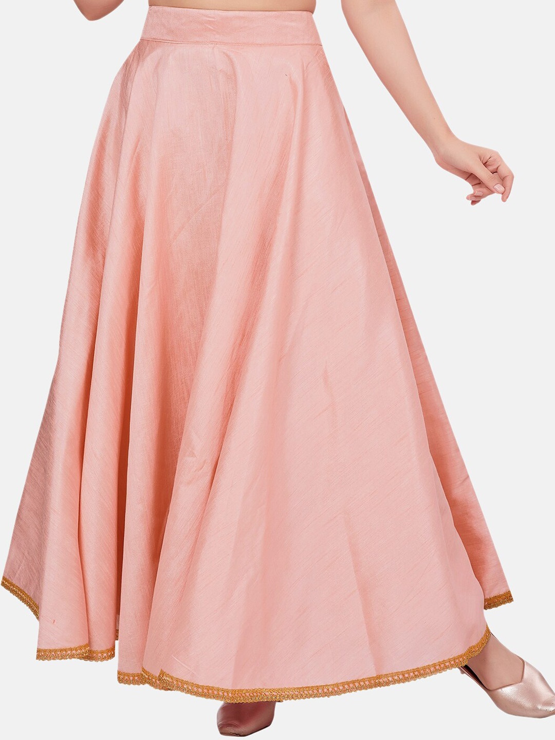 

Studio Shringaar Flared Maxi Skirt, Pink