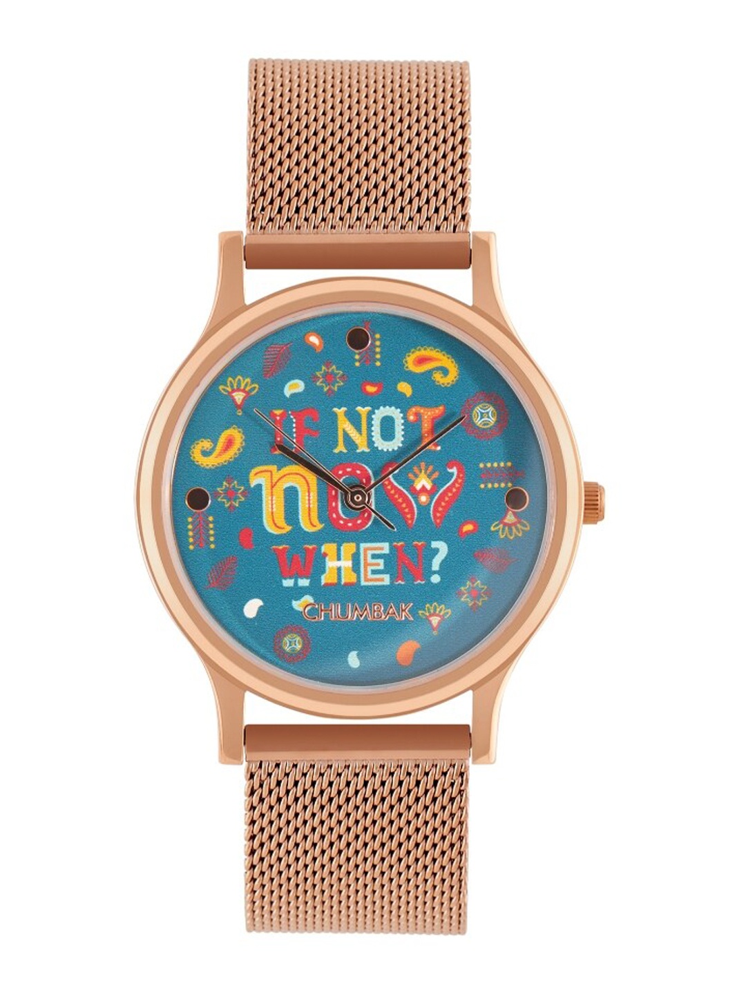 

TEAL BY CHUMBAK Women Round Analogue Watch 8907605128783, Blue