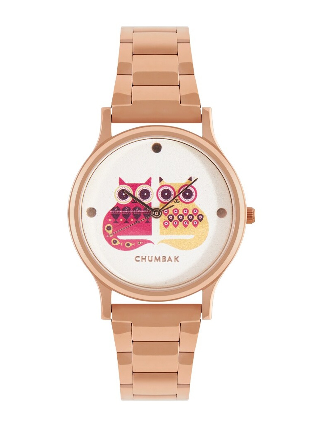 

TEAL BY CHUMBAK Women Round Analogue Watch 8907605128745, White