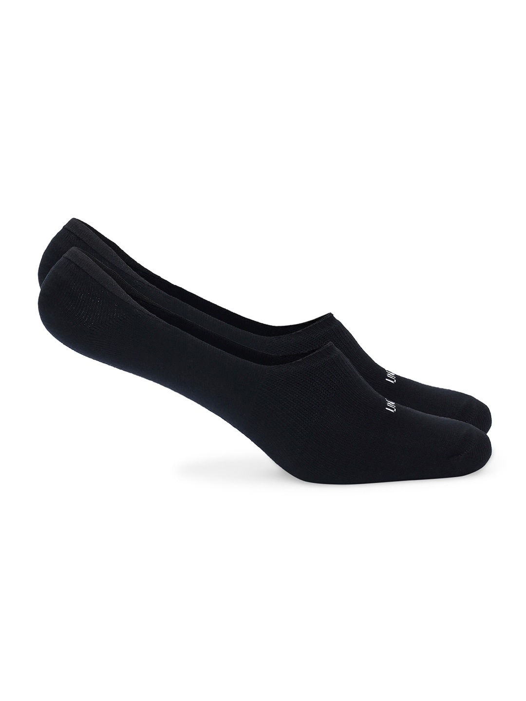 

UnderJeans by Spykar Men Pack Of 2 Shoe Liners, Black