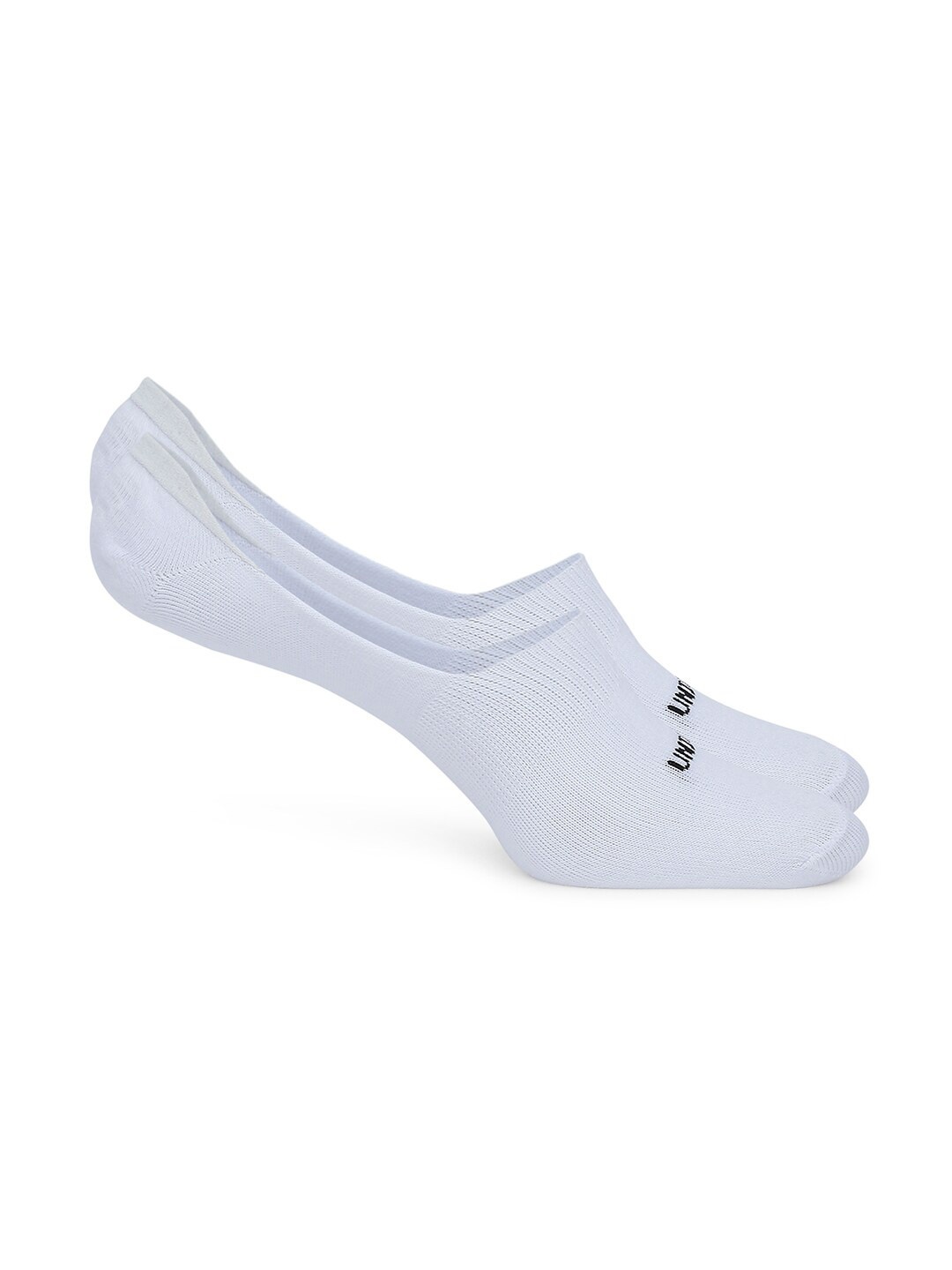 

UnderJeans by Spykar Men Pack of 2 Shoe Liners, White