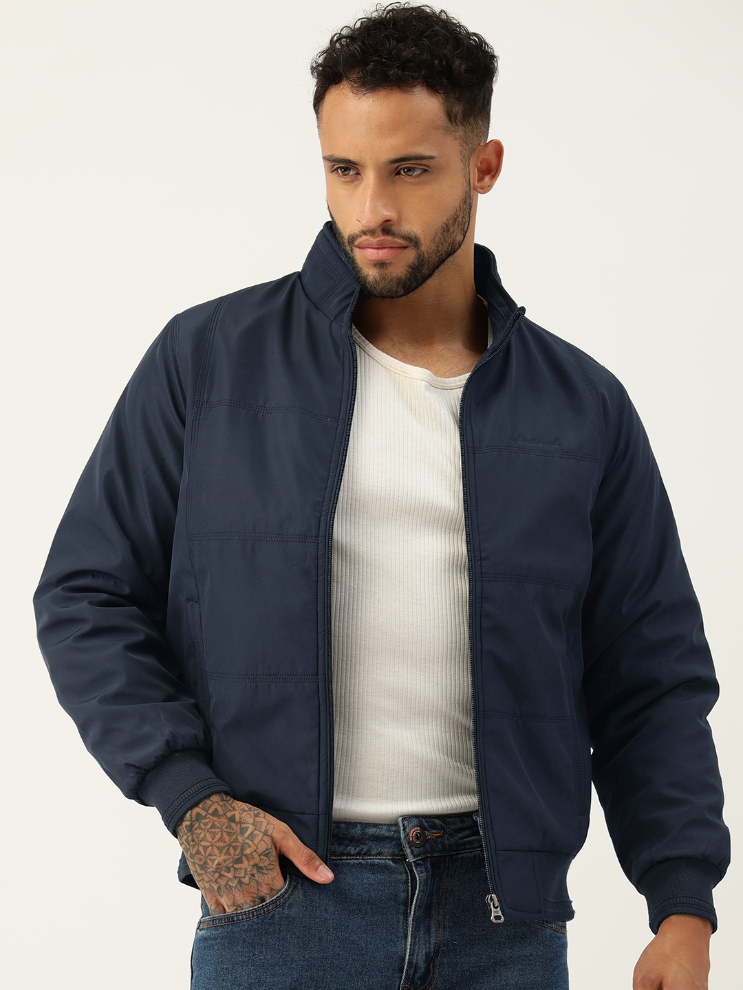 

Monte Carlo Lightweight Bomber Jacket, Navy blue