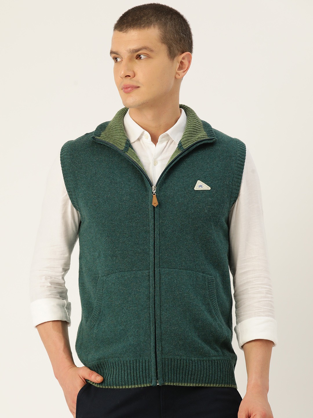 

Monte Carlo Woollen Cardigan, Green