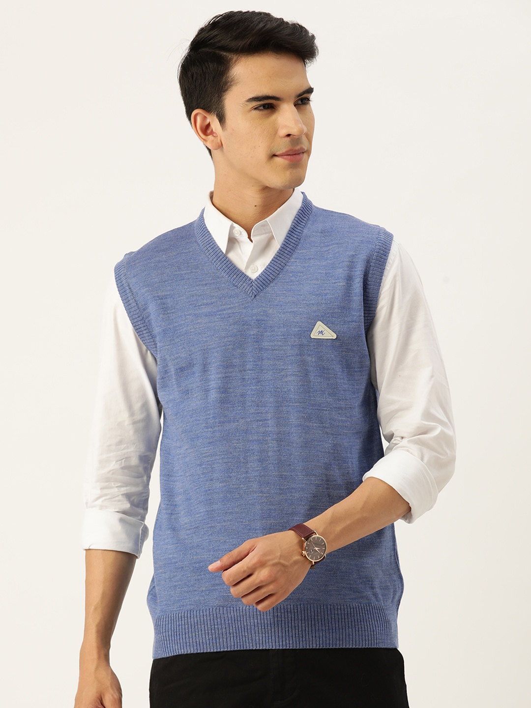 

Monte Carlo Fine Knit Sweater Vest, Blue
