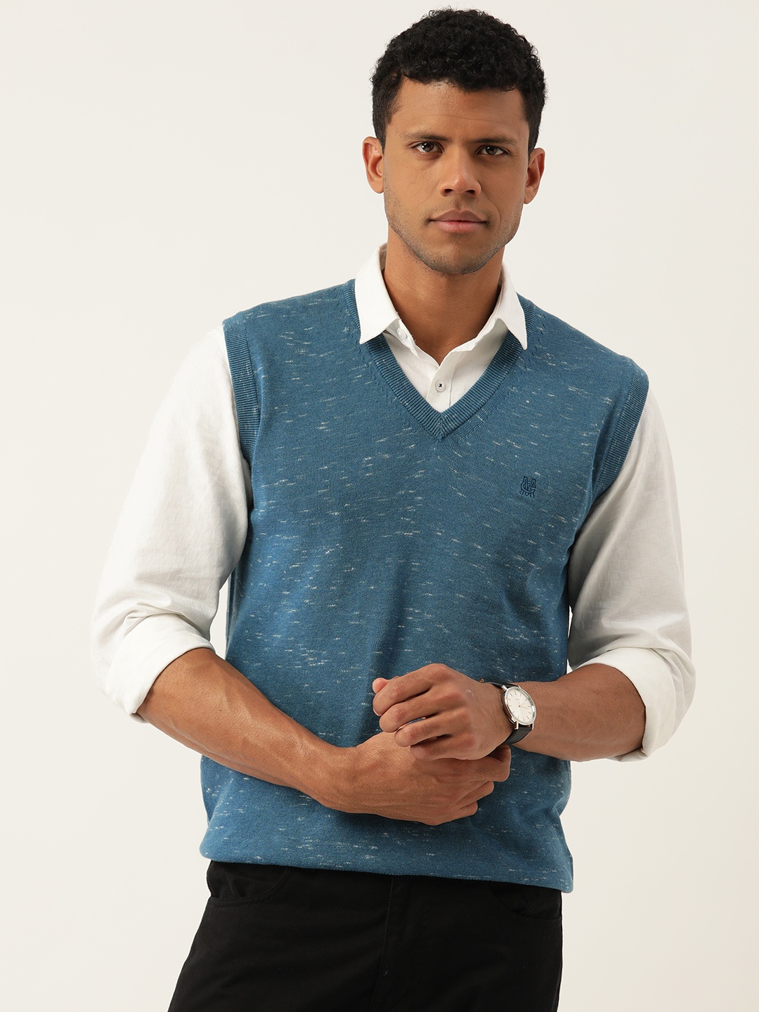 

Monte Carlo V-Neck Sweater Vest, Blue