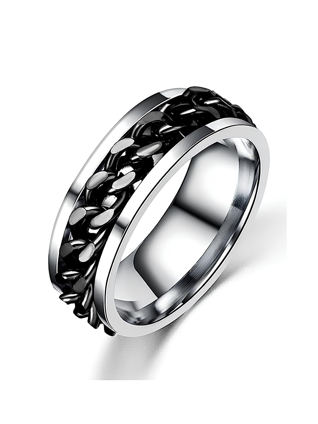 

KARISHMA KREATIONS Unisex Silver Plated Ring