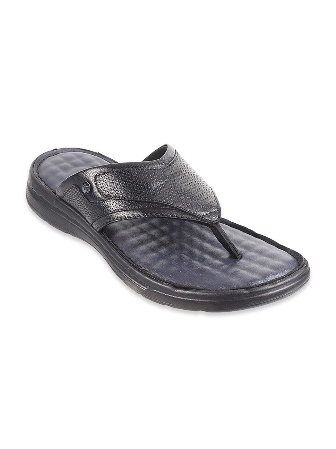 

Metro Men Open Toe Leather Comfort Sandals, Black