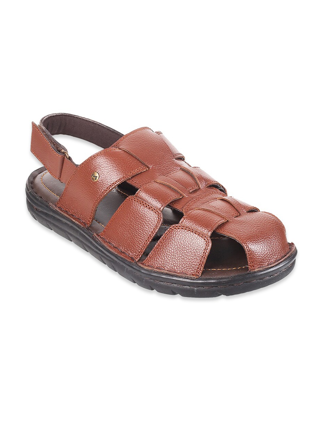 

Metro Men Leather Fisherman Sandals, Brown