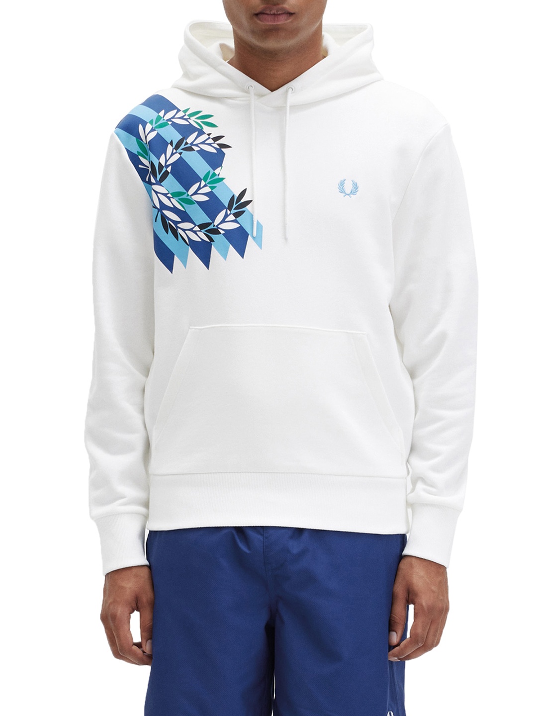 

Fred Perry Men White Printed Sweatshirt