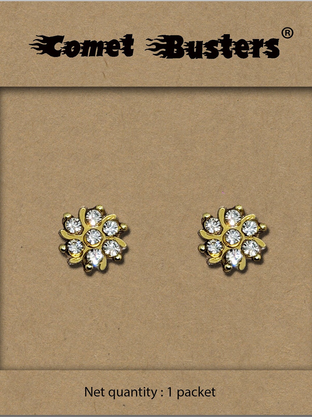 

Comet Busters Gold-Plated Non Piercing Earrings