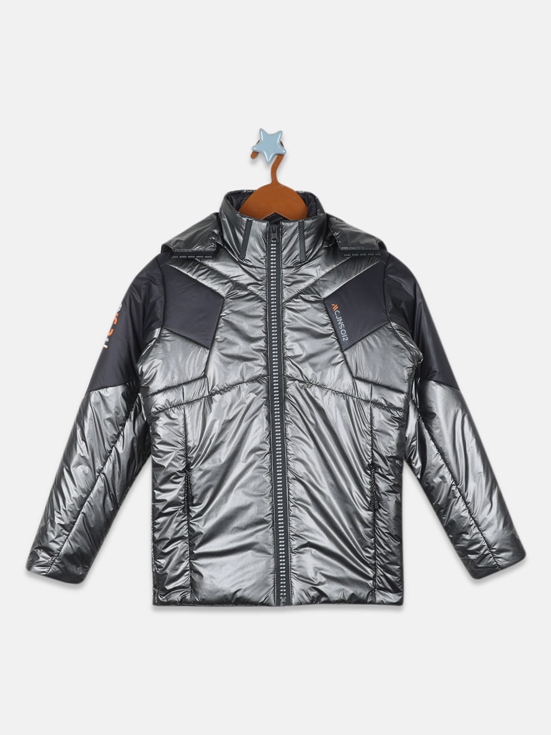 

Monte Carlo Boys Hooded Padded Jacket, Black