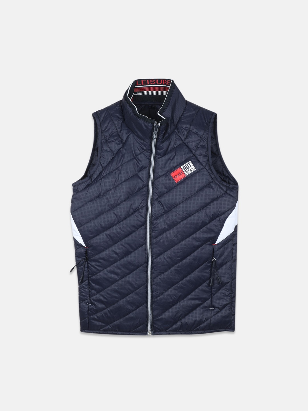 

Monte Carlo Boys Mock Collar Sleeveless Quilted Jacket, Blue
