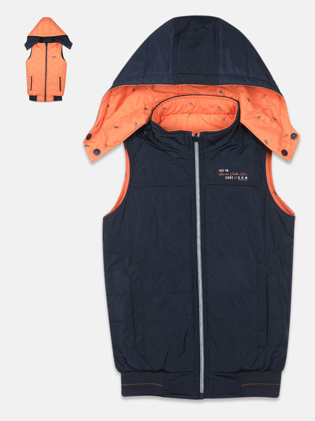 

Monte Carlo Boys Reversable Bomber Jacket, Blue