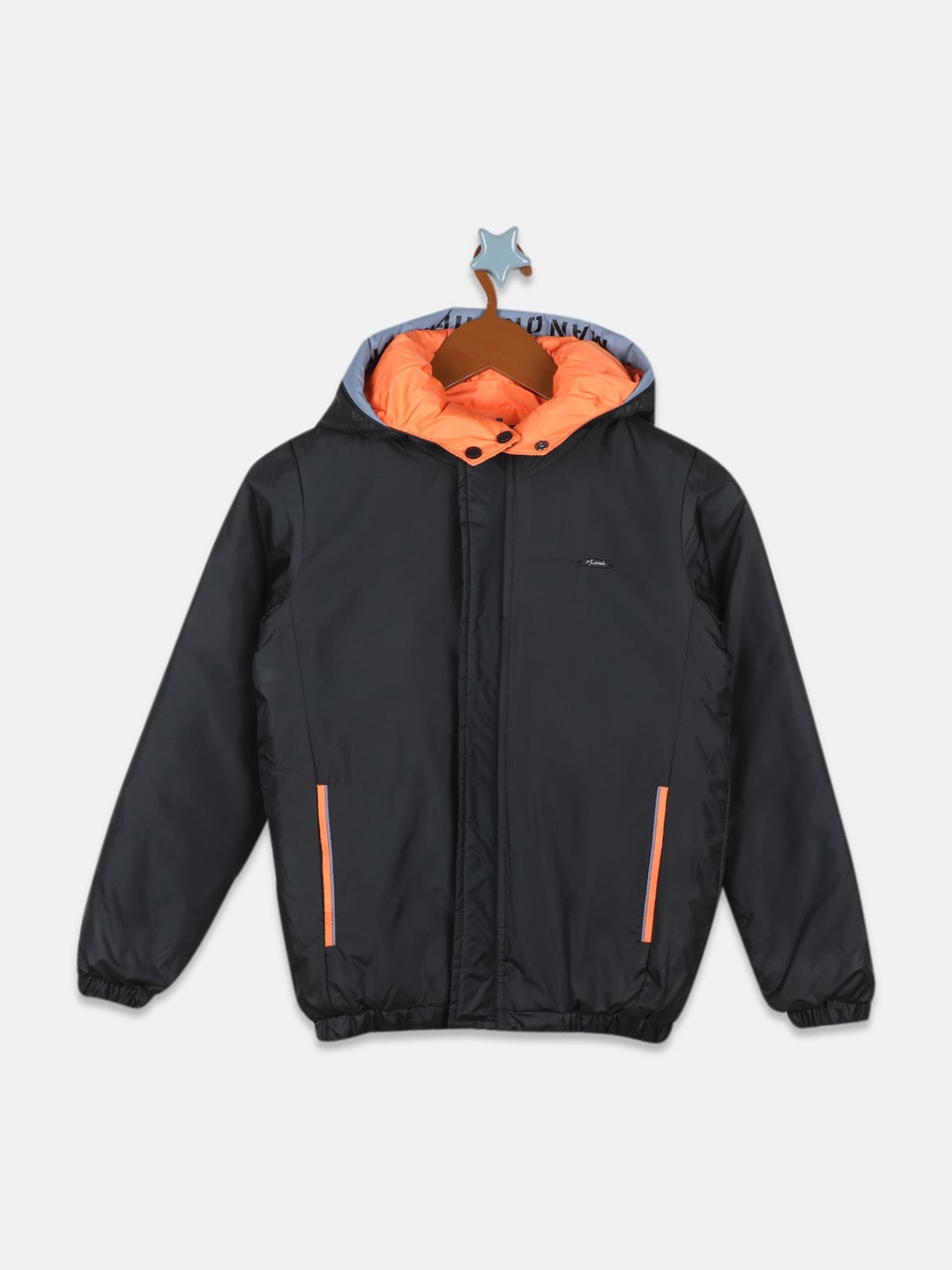 

Monte Carlo Boys Hooded Bomber Jacket, Orange