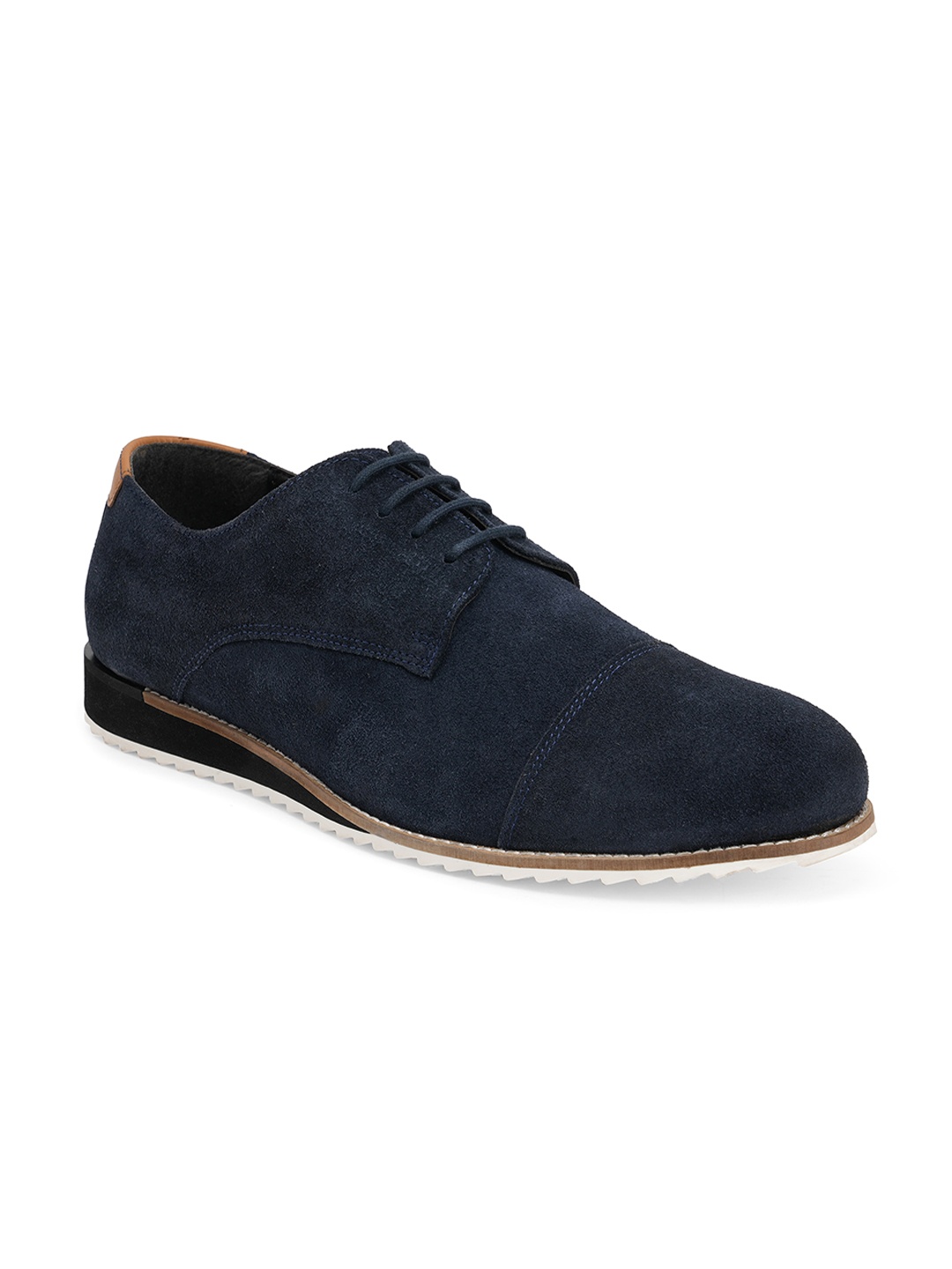 

HATS OFF ACCESSORIES Men Lightweight Comfort Insole Suede Basics Derbys, Navy blue