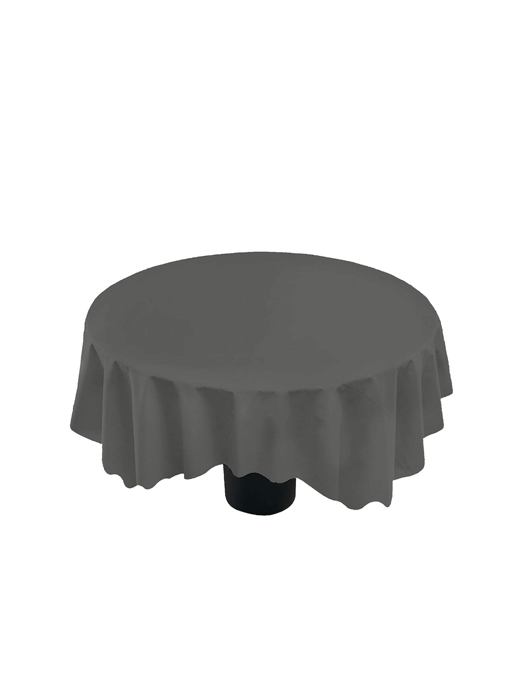

Lushomes Grey Cotton 2-Seater Round Table Cover