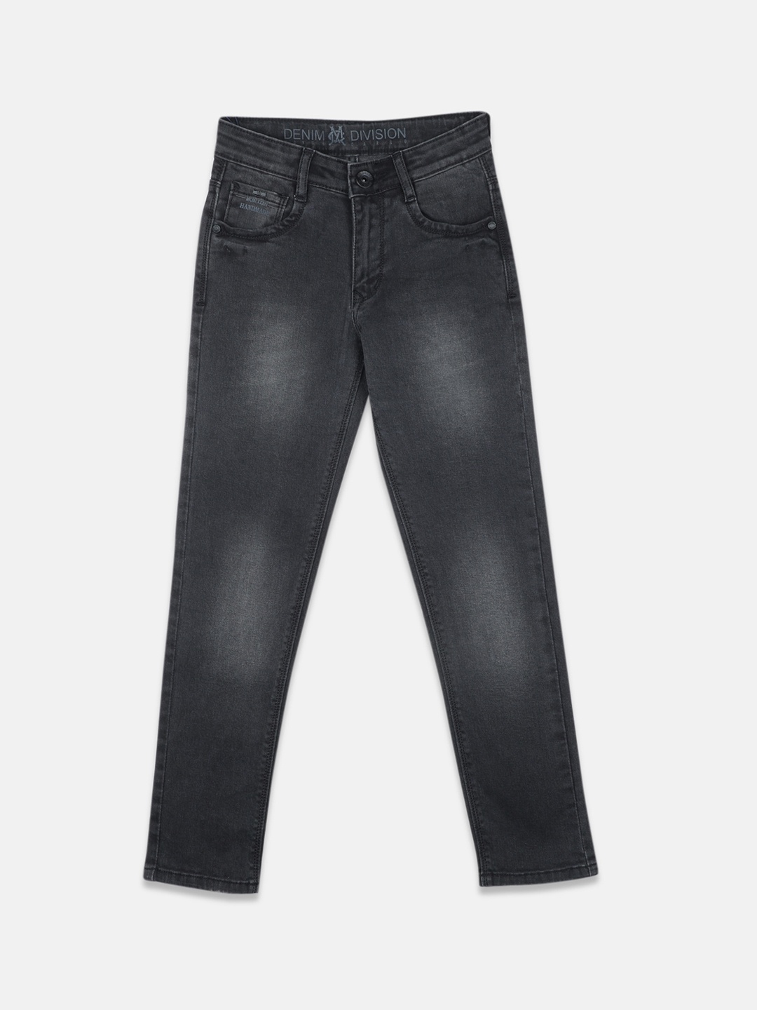 

Monte Carlo Boys Slim Fit Light Fade Jeans, Grey