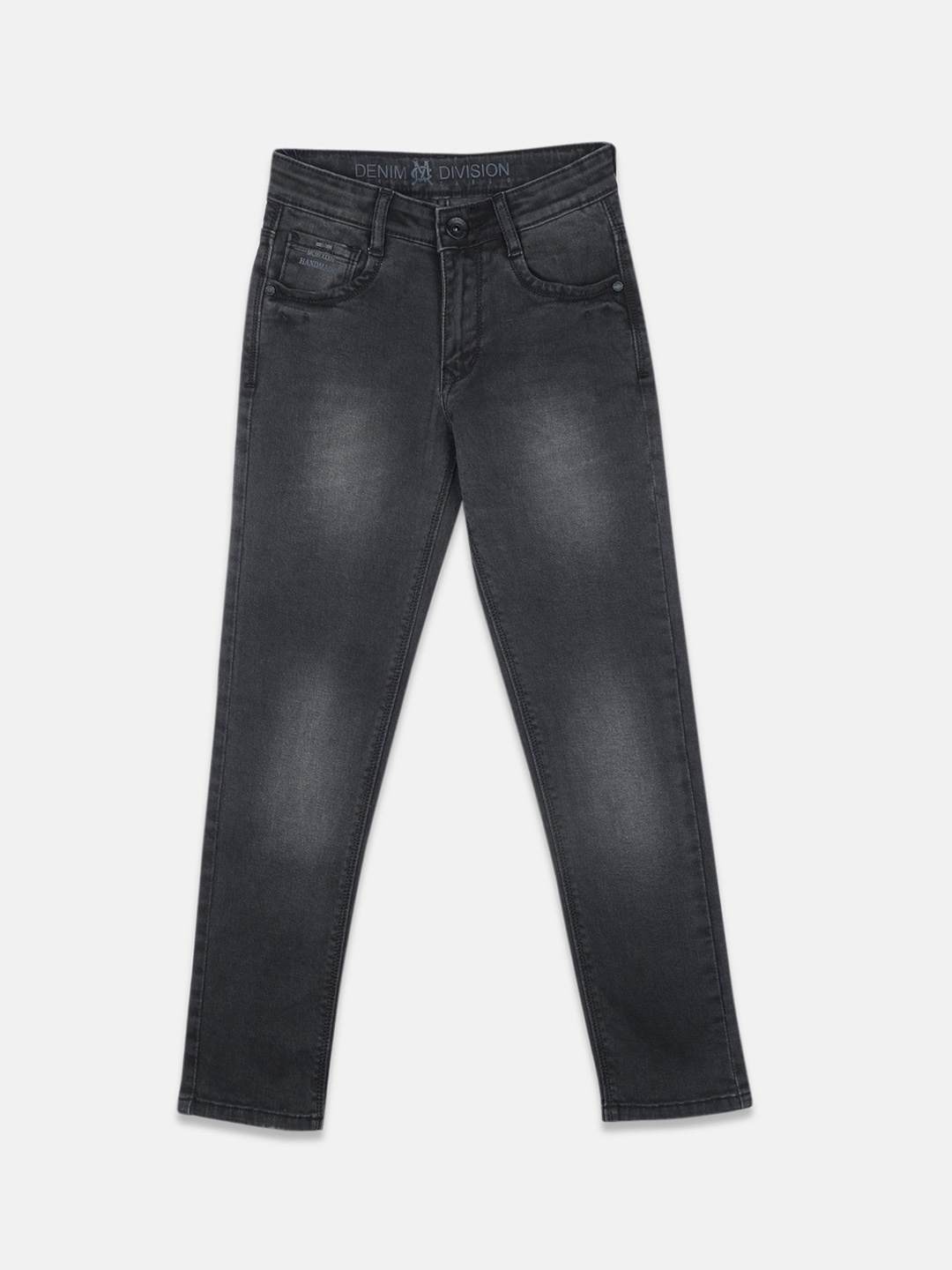 

Monte Carlo Boys Mid-Rise Slim Fit Lightly Faded Jeans, Blue