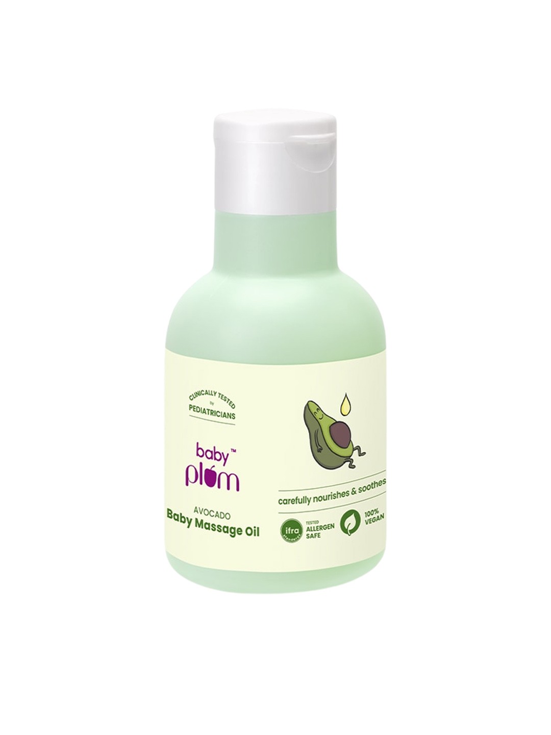 

Plum Baby Avocado Baby Massage Oil to Carefully Nourish & Soothes Skin - 100 ml, Green