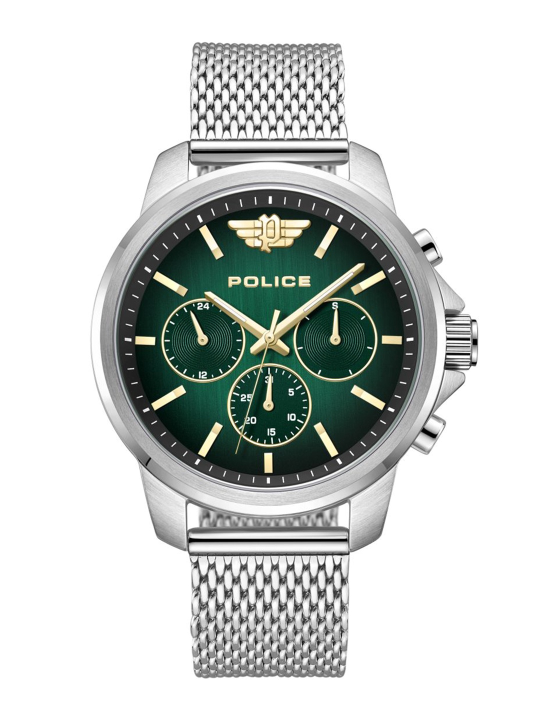 

Police Men Bracelet Style Straps Analogue Watch PEWJK0006303, Green