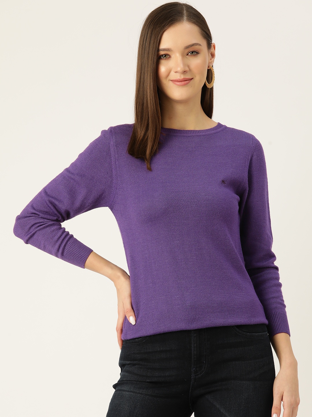 

Monte Carlo Fine Knit Winter Top, Purple