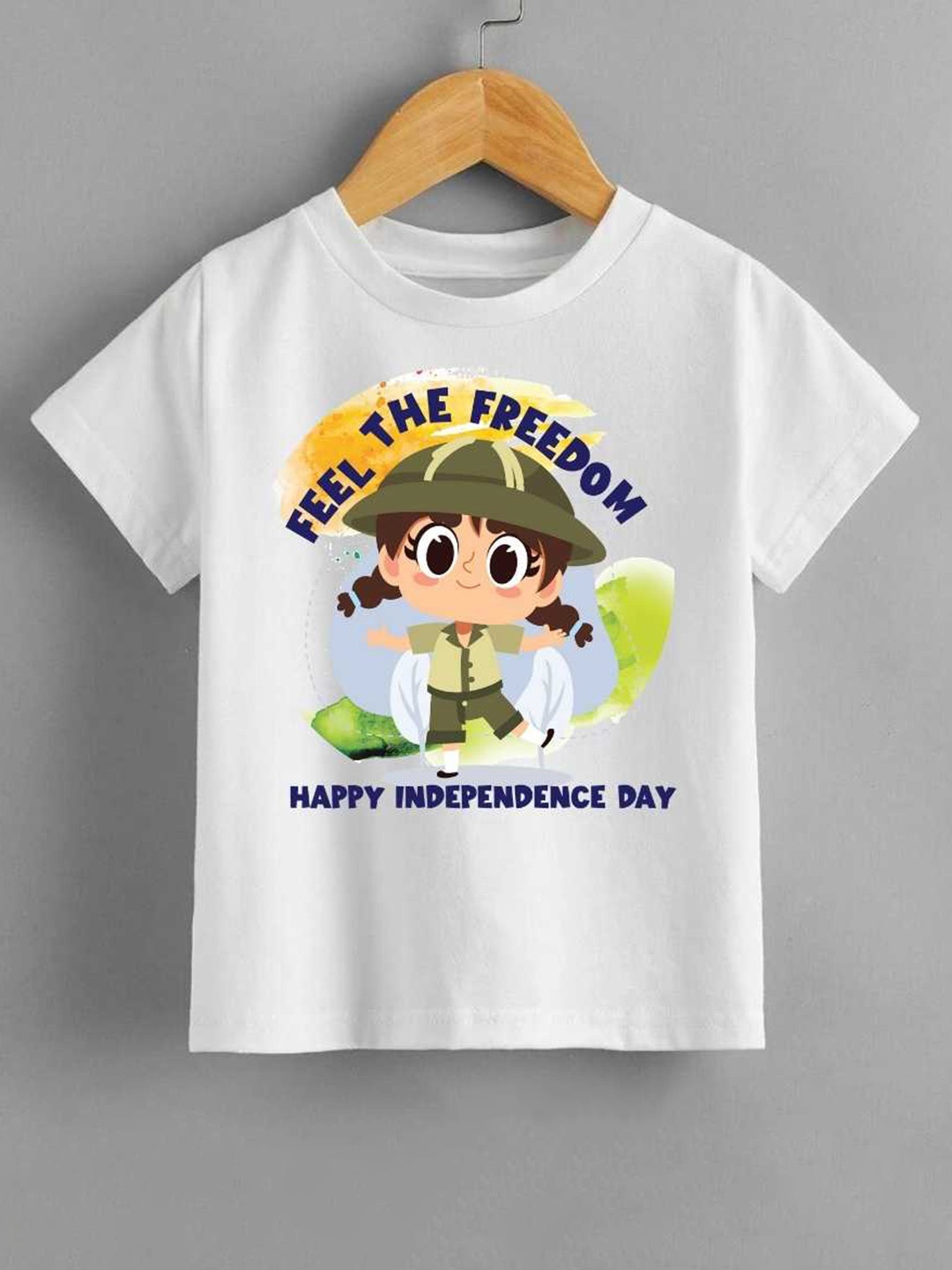 

KNITROOT Kids Graphic Printed Cotton Regular T-shirt, White