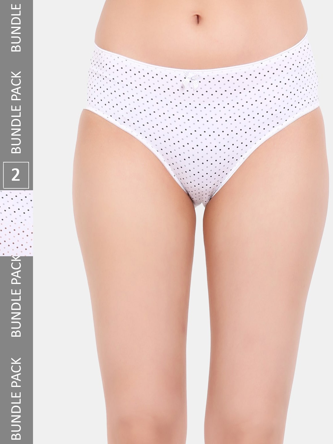 

Amour Secret Women Pack Of 3 Printed Cotton Hipster Briefs P204_Blk_Bwn_Pnk, White