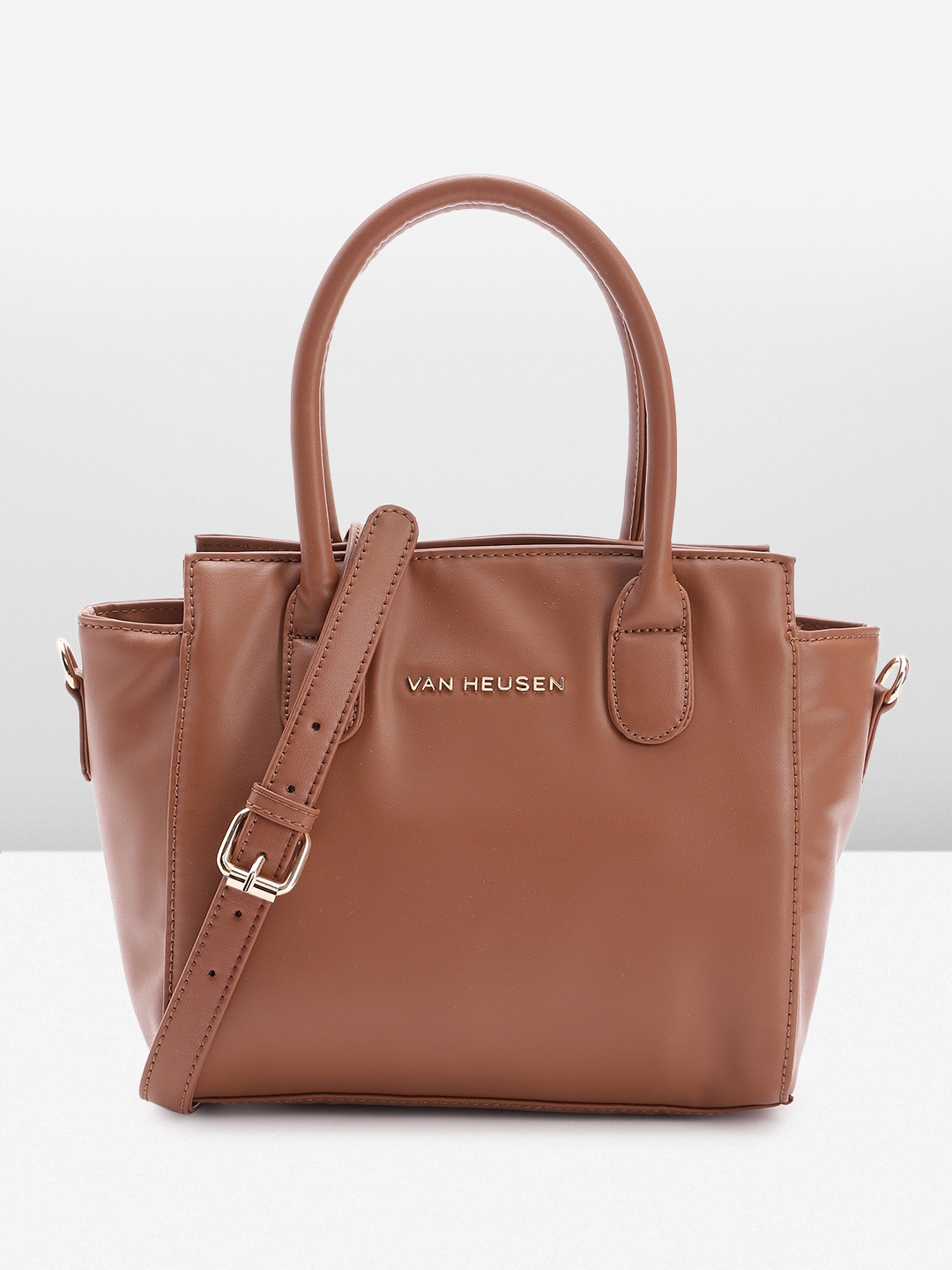 

Van Heusen Solid Handheld Bag, Tan