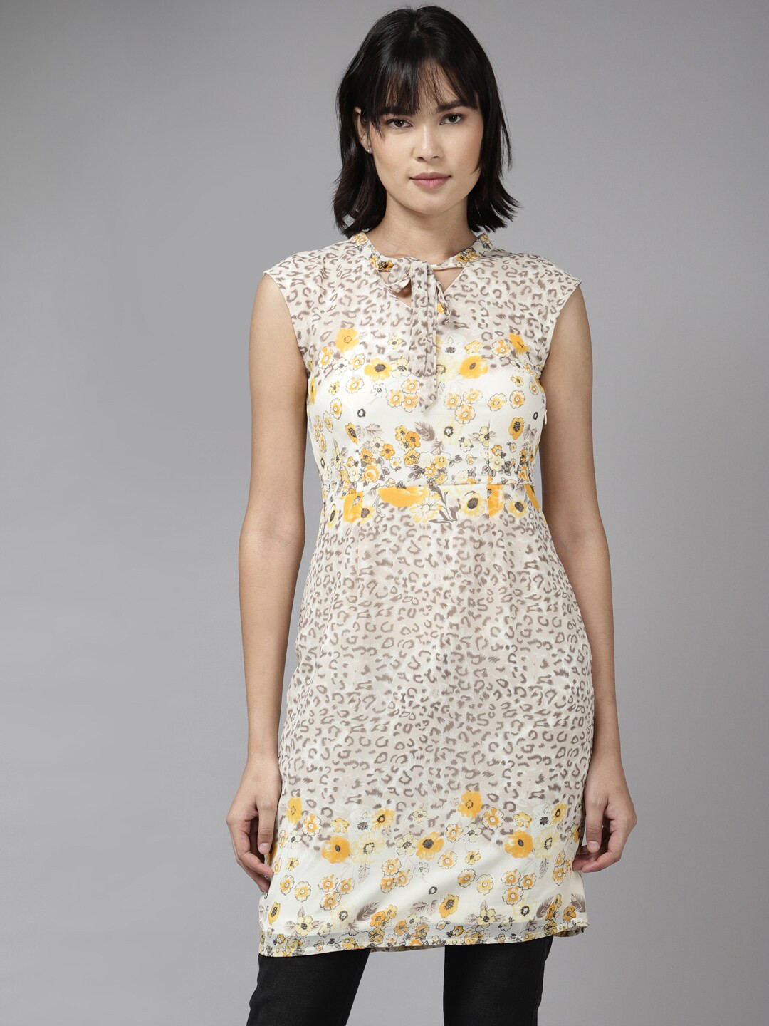 

BAESD Floral Print Tunics, White