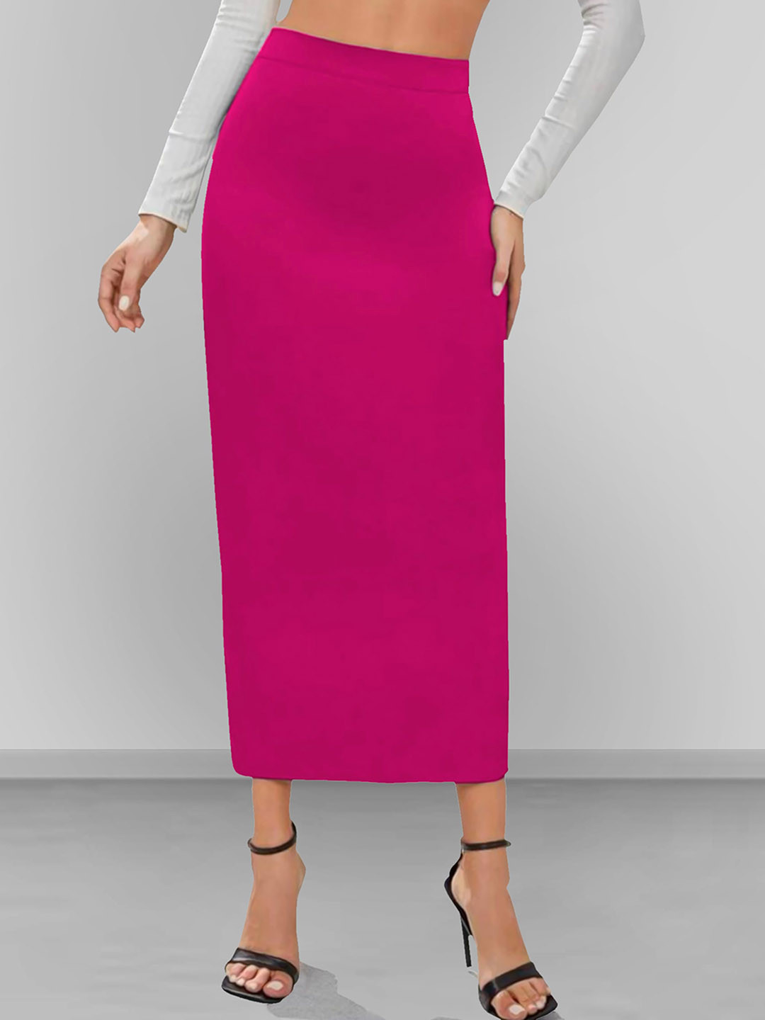 

Dream Beauty Fashion Midi Pencil Skirt, Pink