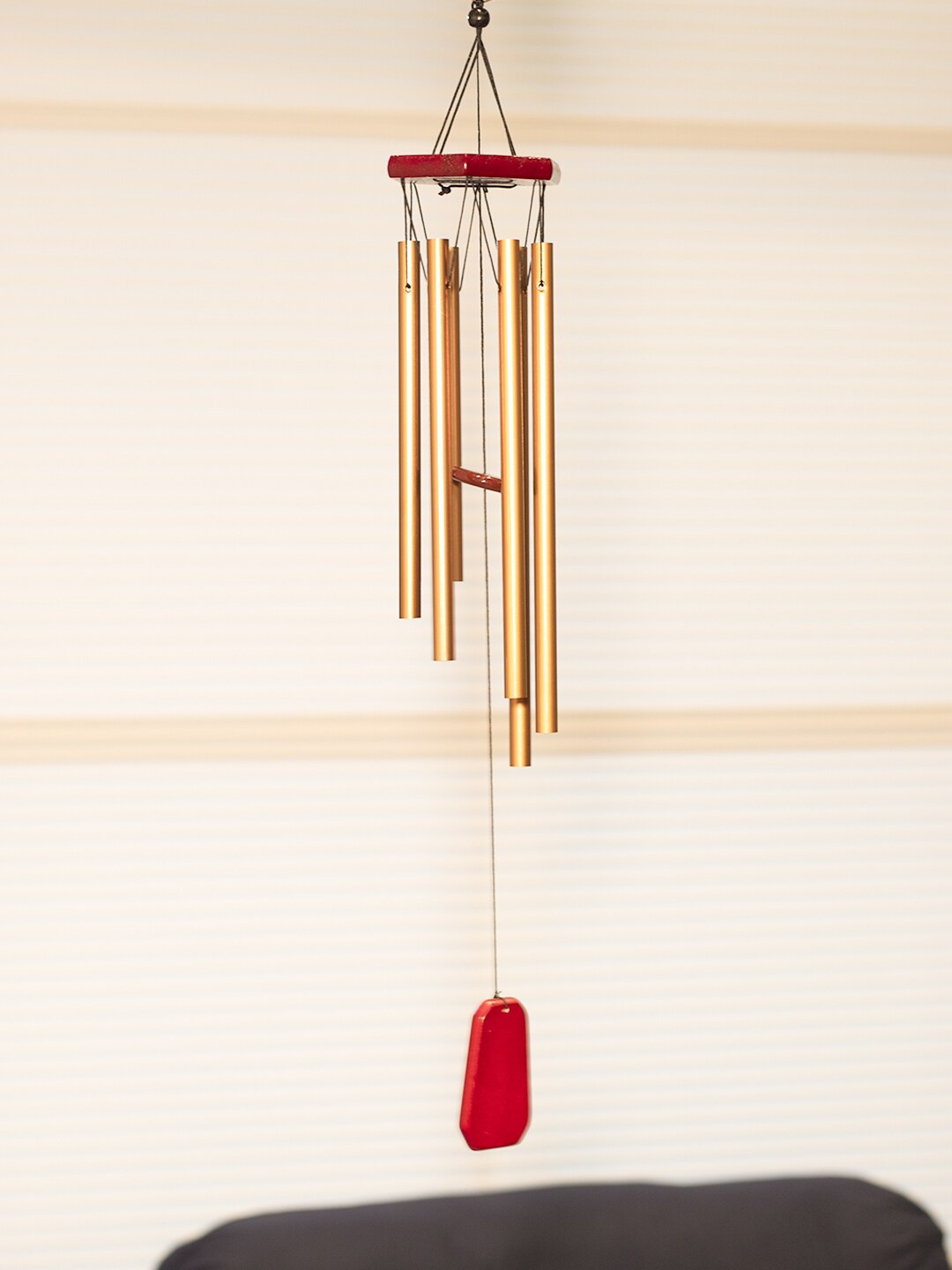 

MARKET99 Brown Hanging Decorative Wind-Chime, Gold