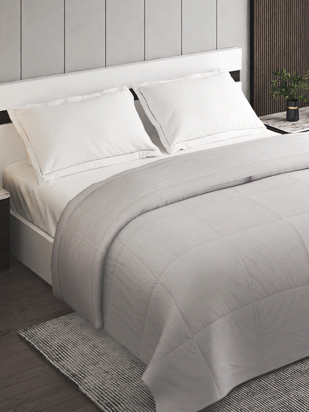 

Home Centre White Summer 233 GSM Double Bed Comforter