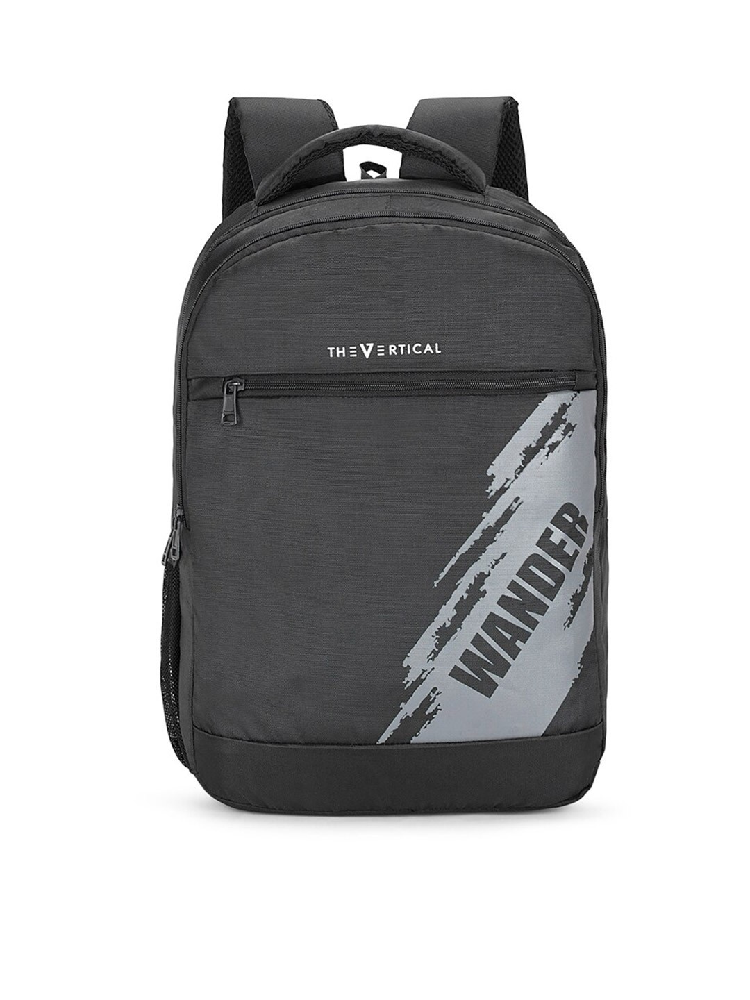 

THe VerTicaL Unisex Typography Backpack, Black