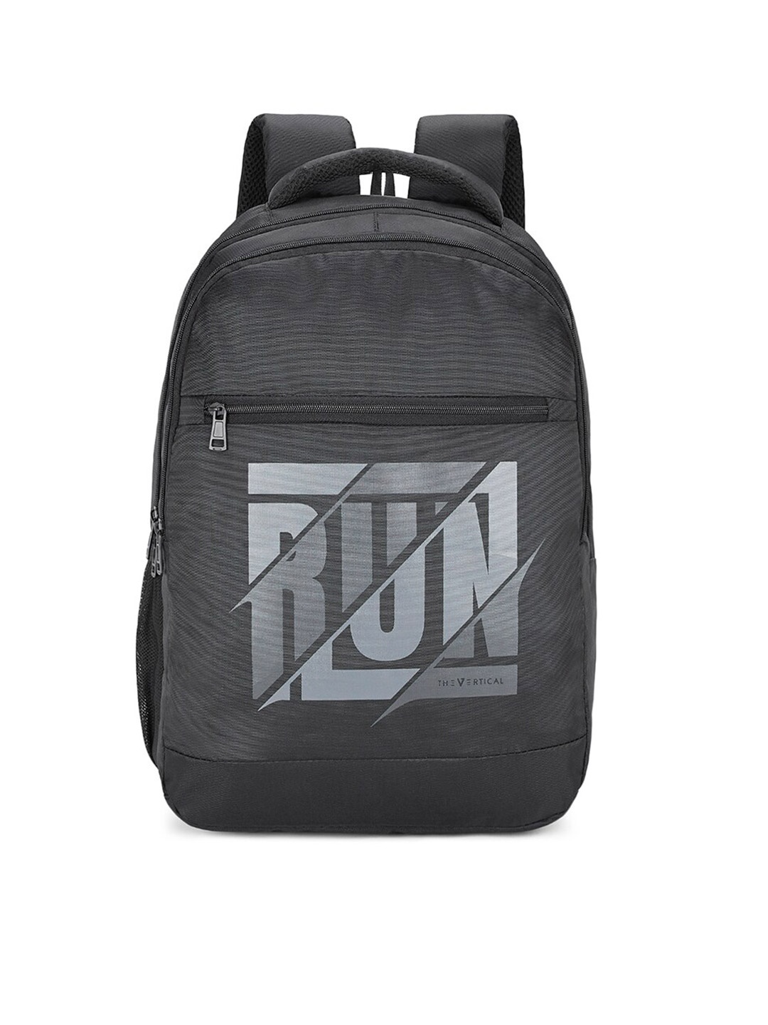 

THe VerTicaL Unisex Typography Backpack, Black