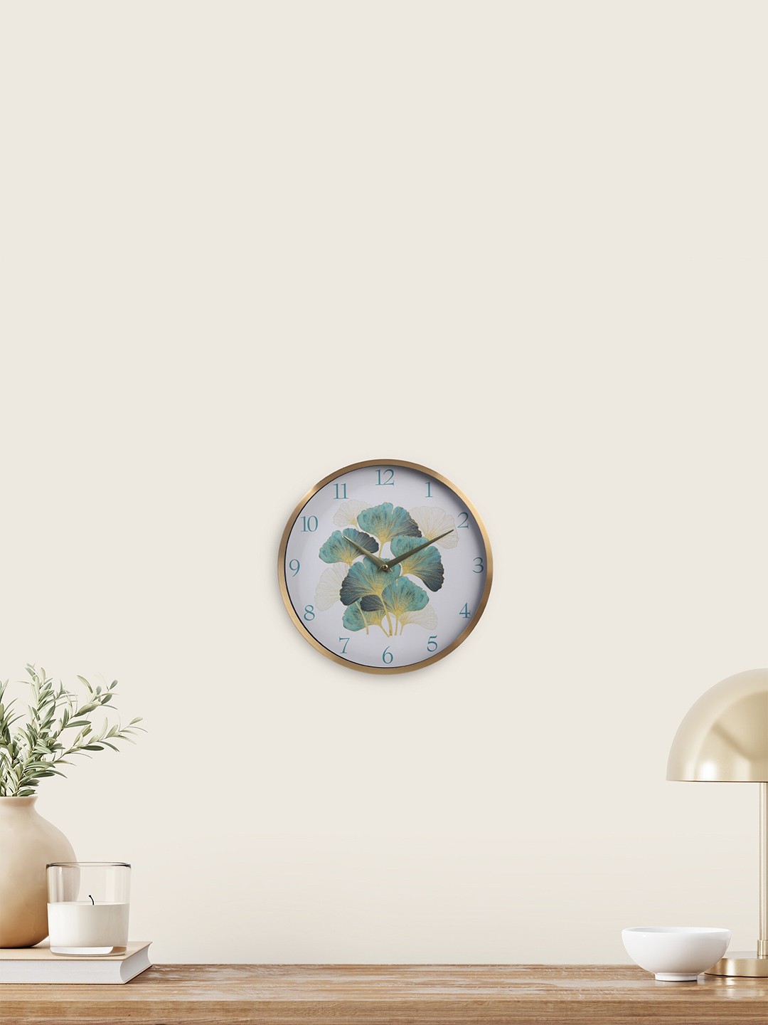 

Home Centre Casablanca White & Blue Printed Analogue Contemporary Wall Clock