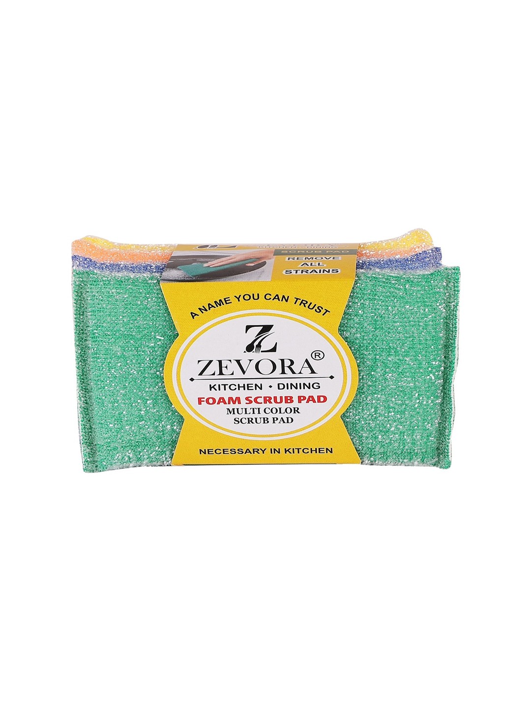 

ZEVORA 8-Pcs Blue & Green Multipurpose Foam Sponge