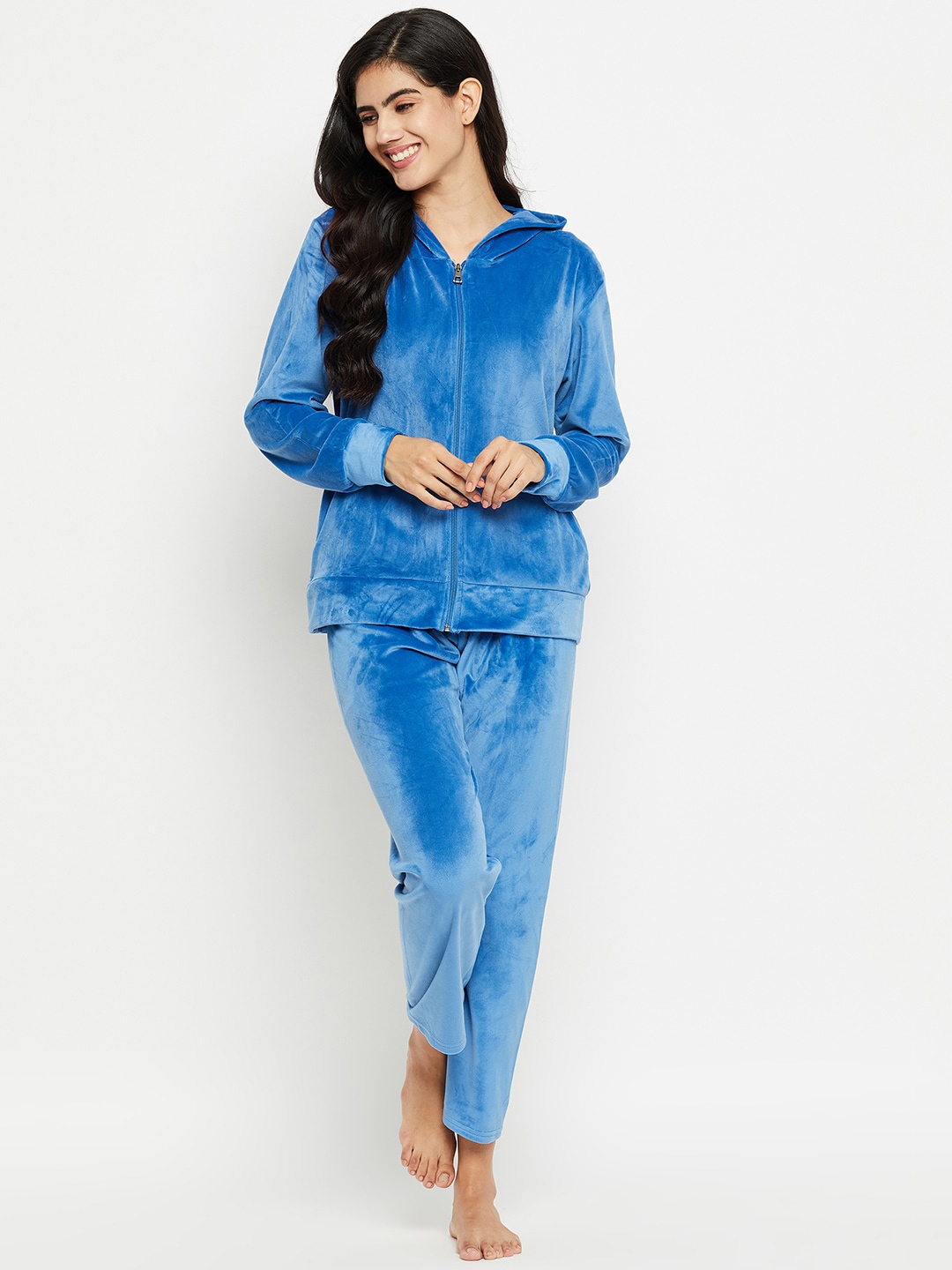 

Camey Hooded Top With Pyjamas, Blue