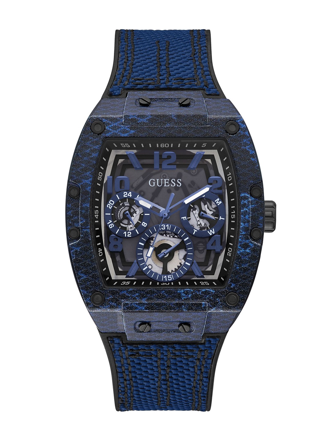 

GUESS Men Multi-Function Analogue Watch GW0422G1, Black