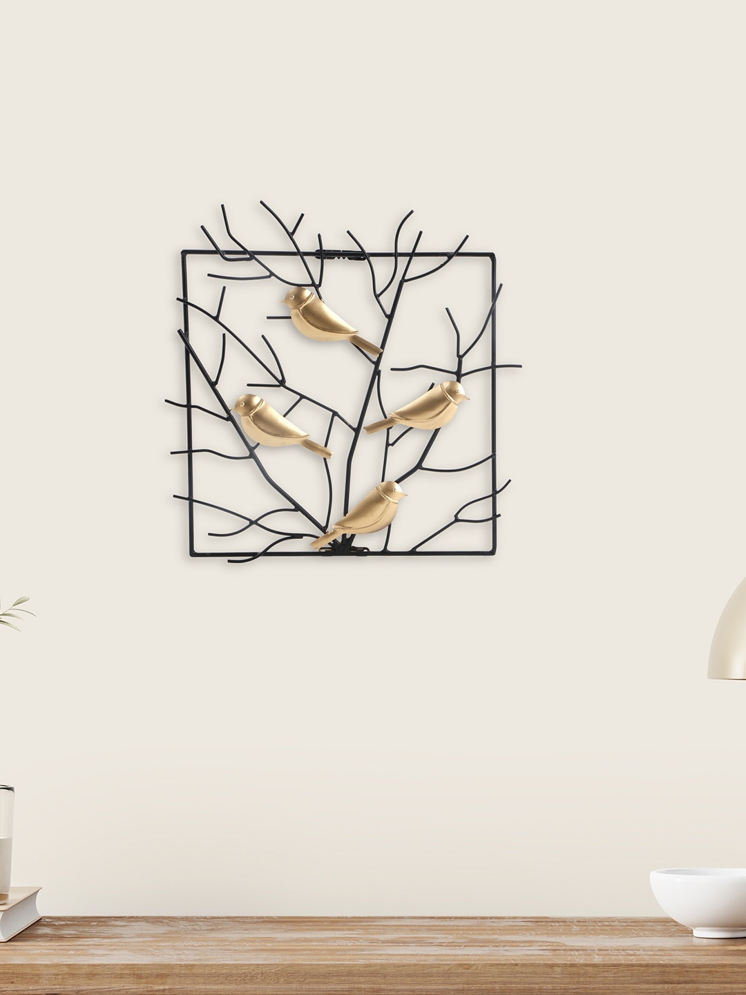 

Home Centre Pacific Iliano Black Metal Bird on Branch Wall Art