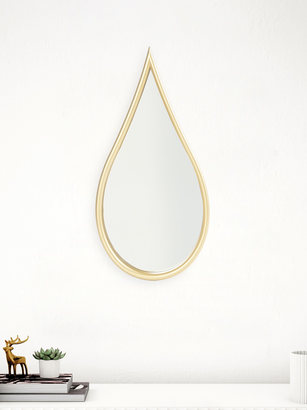

Home Centre Ananda Carnival Gold-Toned Metal Decorative Wall Mirror