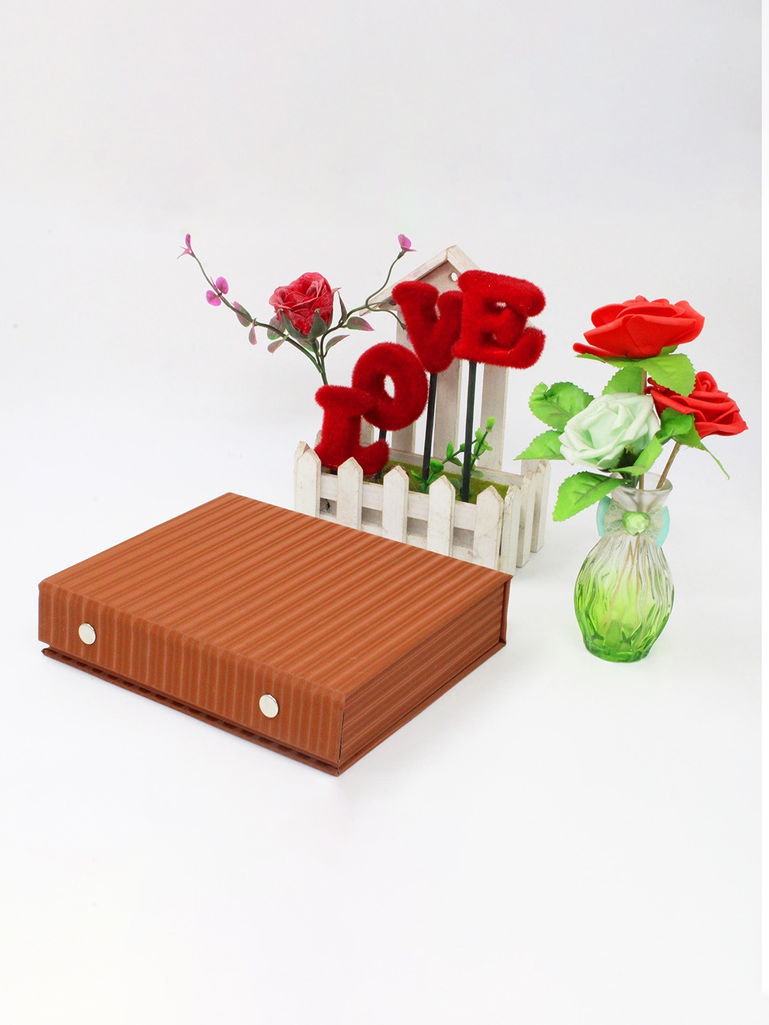 

atorakushon Brown Wooden Travel Accessories Box