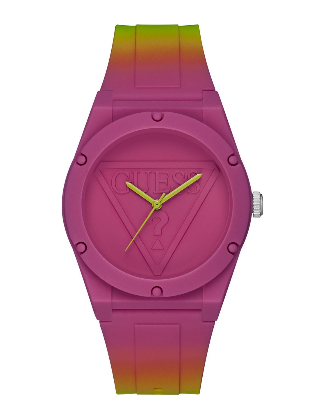 

GUESS Women Brass Dial & Straps Analogue Watch W0979L27, Pink