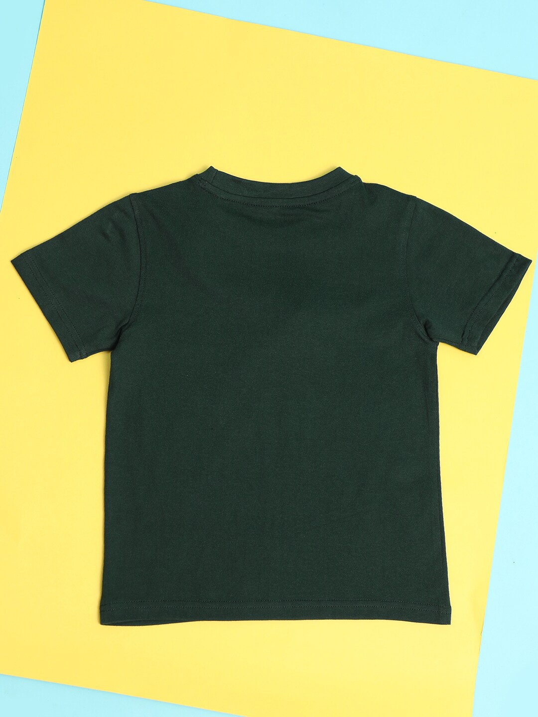 

Hoop Boys Round Neck Cotton T-shirt, Green