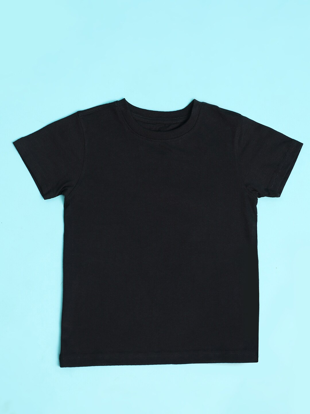 

Hoop Boys Round Neck Regular Fit Cotton T-shirt, Black