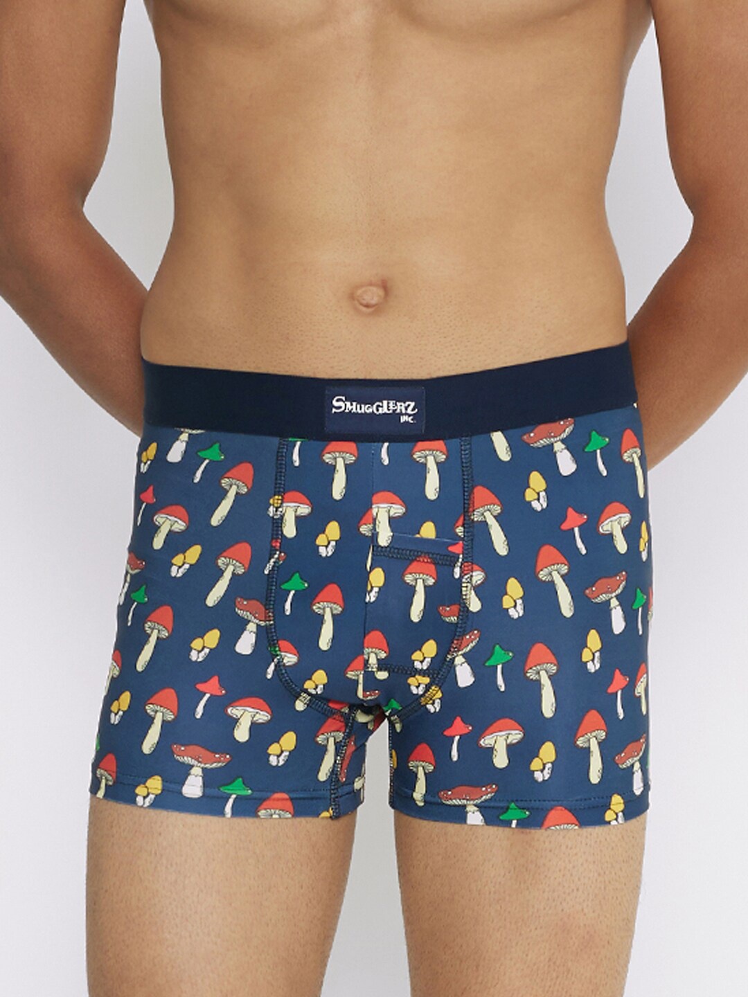 

Smugglerz Printed Trunks Magic-Shrooms-Navy, Navy blue