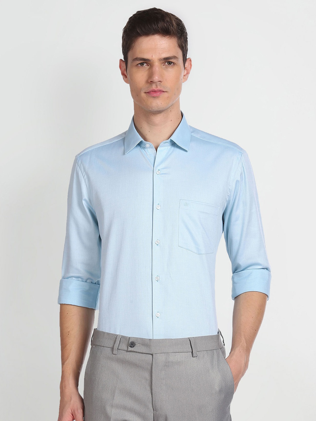 

Arrow Slim Fit Opaque Casual Shirt, Blue