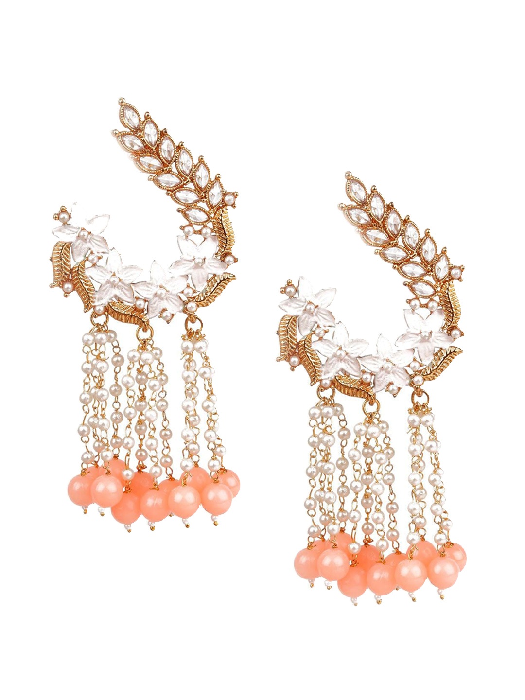 

ODETTE Gold-Plated Contemporary Drop Earrings